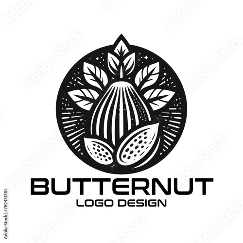 Butternut Vector Logo Design photo