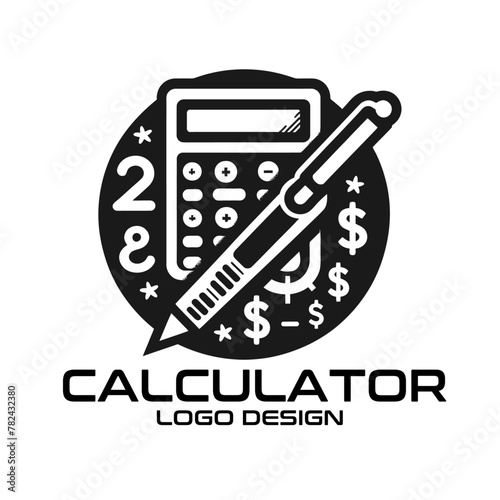 Calculator Vector Logo Design
