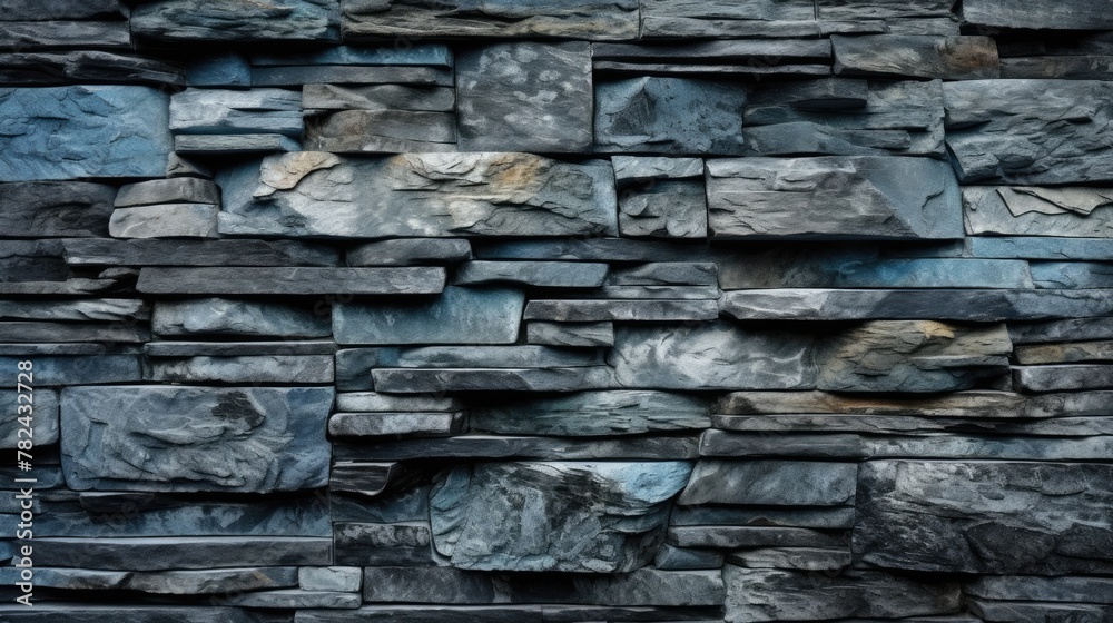Blue Stone Texture Background Generative AI Blue Stone Texture Background Generative AI