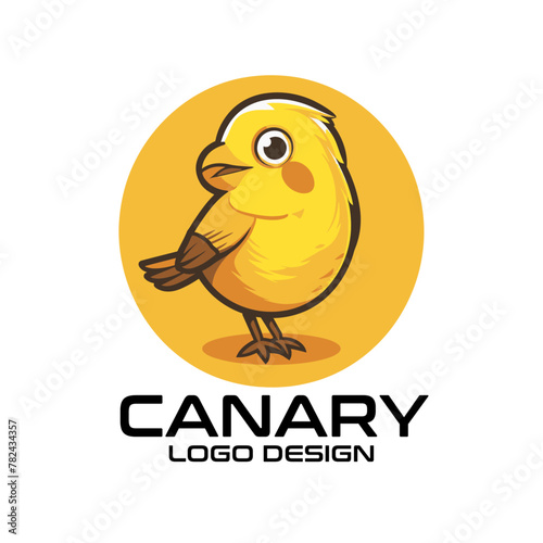 Canary Vector Logo Design photo