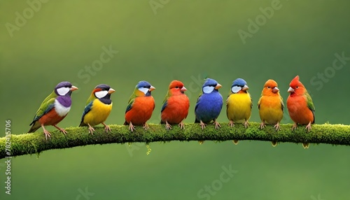 two parrots on a branch