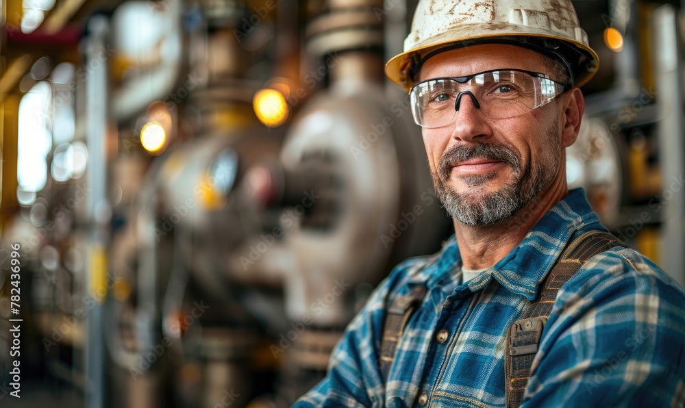 Portrait of an industrial engineer Portrait of an industrial engineer