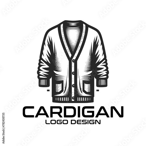 Cardigan Vector Logo Design photo