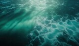 Ethereal Aerial Waterscape with Soft Dreamy Hues Generative AI