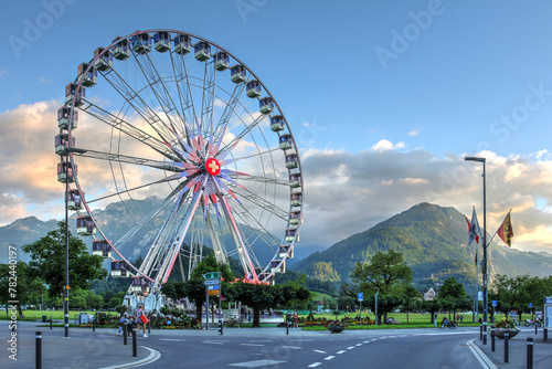 Ferris Wheel in Interlaken, Switzerland