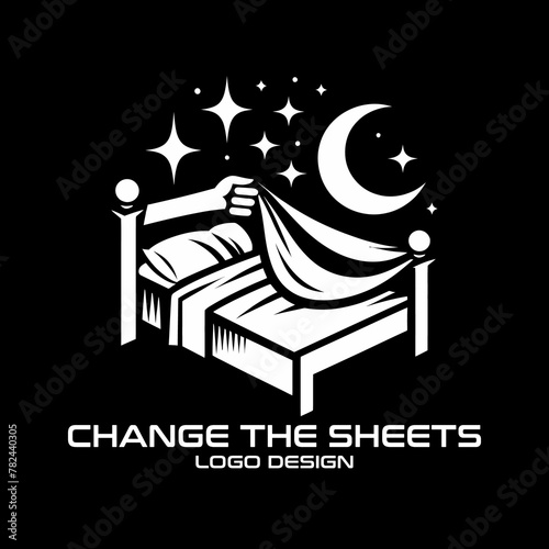 Change The Sheets Vector Logo Design photo