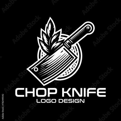 Chop Knife Vector Logo Design