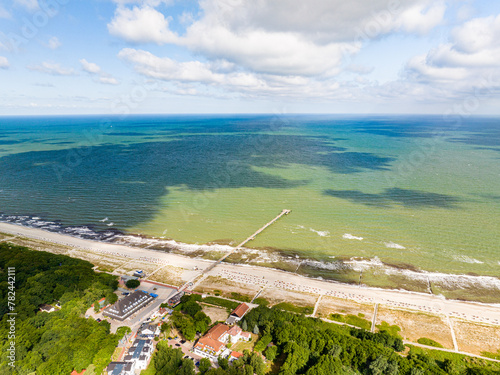 Fototapeta Naklejka Na Ścianę i Meble -  Baltic Sea Germany Graal-Müritz Beach