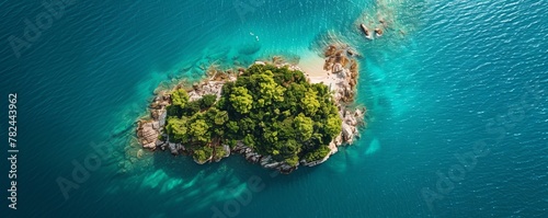 island in the ocean. © Yahor Shylau 