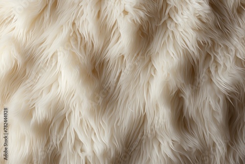 Natural Wool Fiber Texture Generative AI
