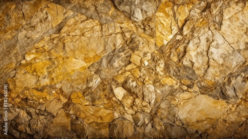 Golden Rocky Texture Generative AI