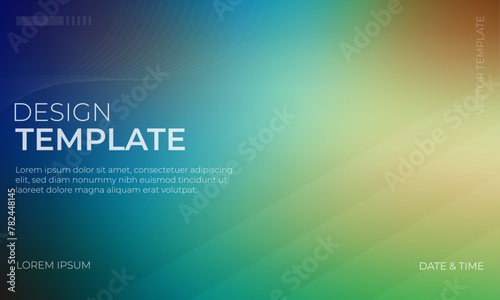 Sophisticated Blue Green and Brown Gradient Background for Elegant Nature Designs