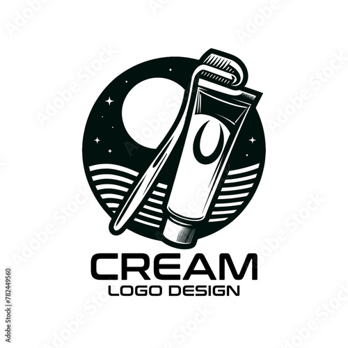 Cream Vector Logo Design