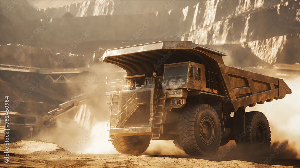 Massive Coal Hauling Truck.