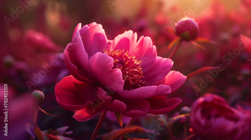 close up of pink flower