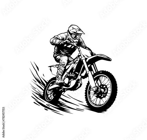 Motocross Vektor Biker
