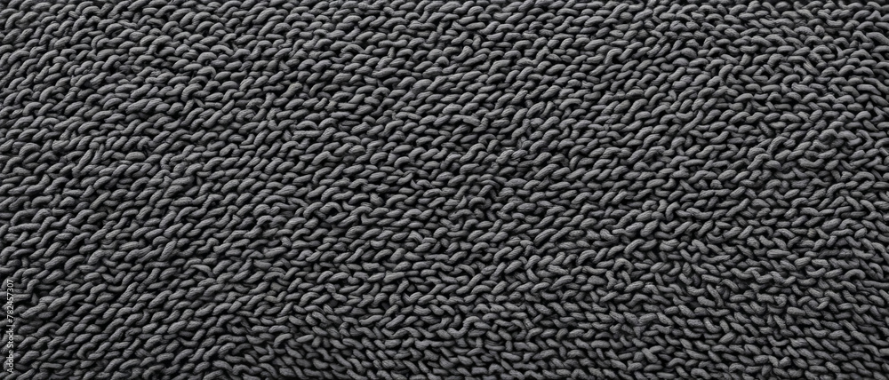 Black knitted texture Black knitted texture