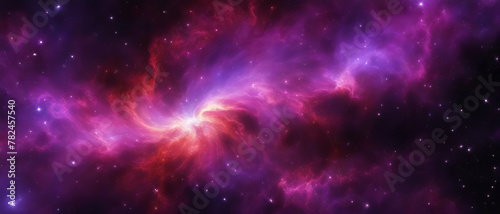 Cosmic explosion abstract background