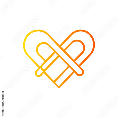 pretzel gradient icon