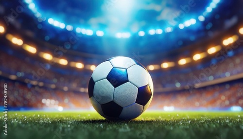 Spannung pur: Fußball liegt im gleißenden Licht des Stadions 