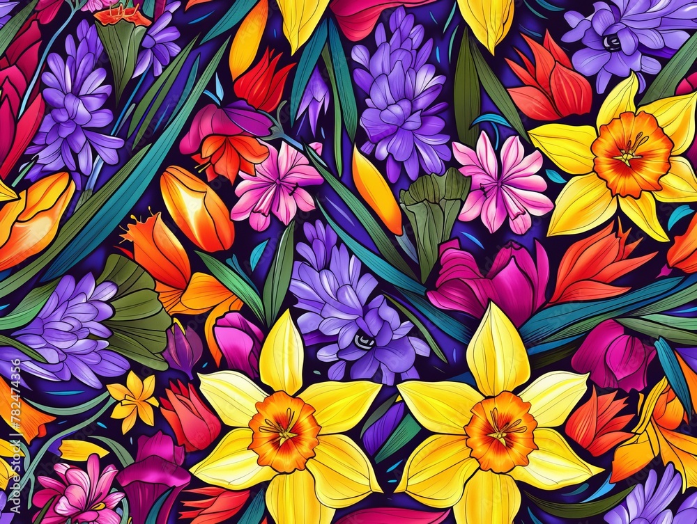 Floral pattern Floral pattern