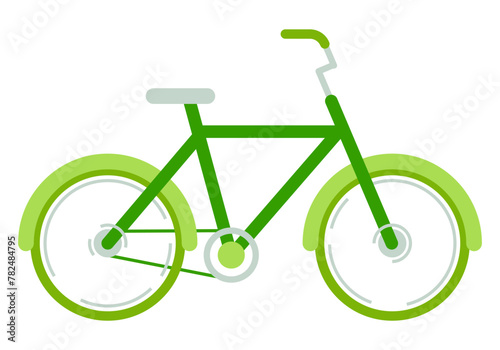 Bicycle icon in stroke style. Bicycle icon, bike on white background vector illustration