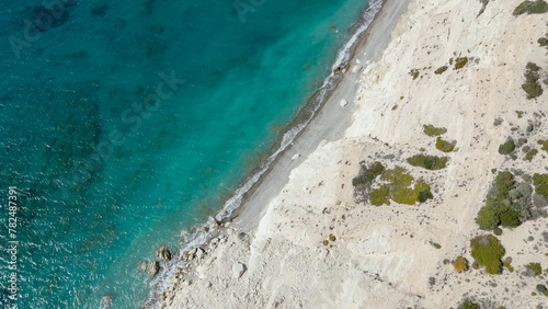 Obraz na płótnie Adonis Felsen rocks, Cyprus.