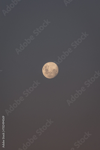 Moon at the end of the day