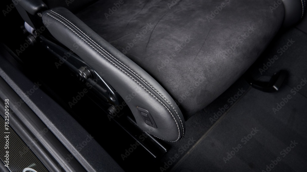 Obraz premium Black passenger seat