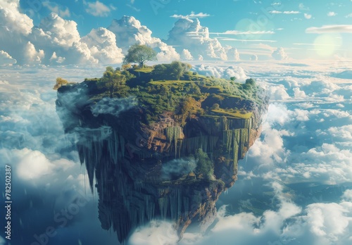 Surreal landscapes that blur the line between reality and fantasy, with dreamlike scenery, floating islands, and mystical atmospheres that transport viewers to otherworldly realms. © Nicat