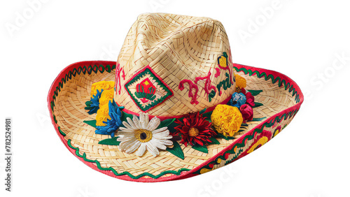 cinci de mayo, sombrero hat isolated on transparent background