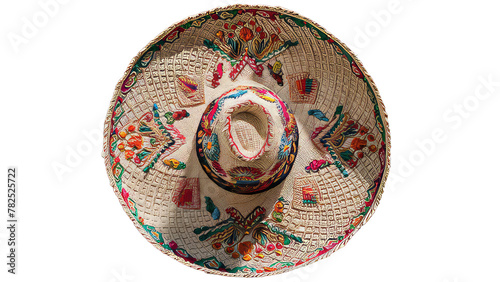 cinci de mayo, sombrero hat isolated on transparent background photo