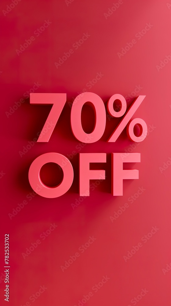 A minimalist background with 3D text written A minimalist background with 3D text written