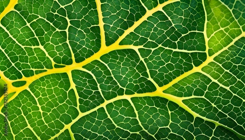 Beautiful natural macro texture green leaves in nature, yellow, emerald tones
