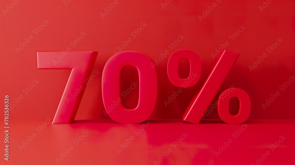 A minimalist background with 3D text written A minimalist background with 3D text written