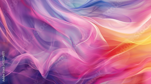 Dynamic motions of vibrant colors blend seamlessly  resulting in a visually striking gradient effect.