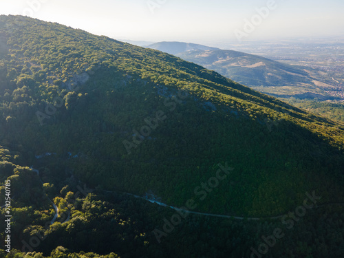 Aerial view of Rhodopes Mountain  Bulgaria