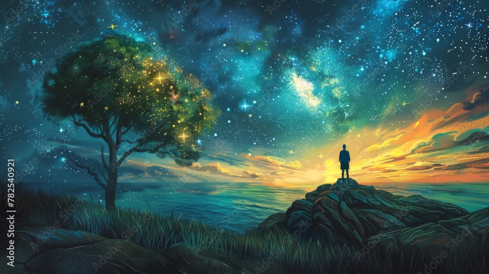 Stargazing Meditation: Finding Peace in the Cosmos