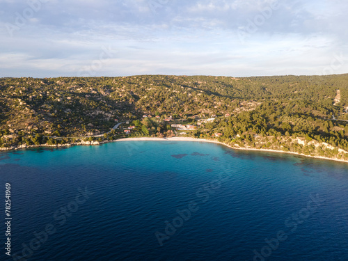 Sithonia coastline near Koviou Beach  Chalkidiki  Greece