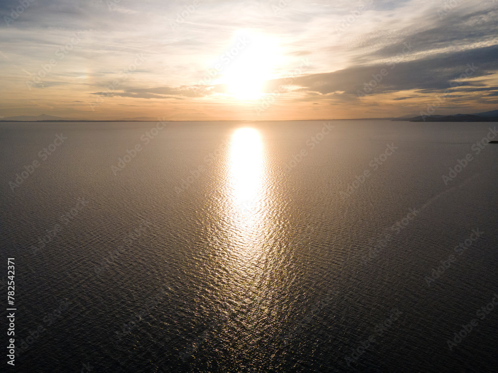 Obraz premium Sithonia coastline near Koviou Beach, Chalkidiki, Greece