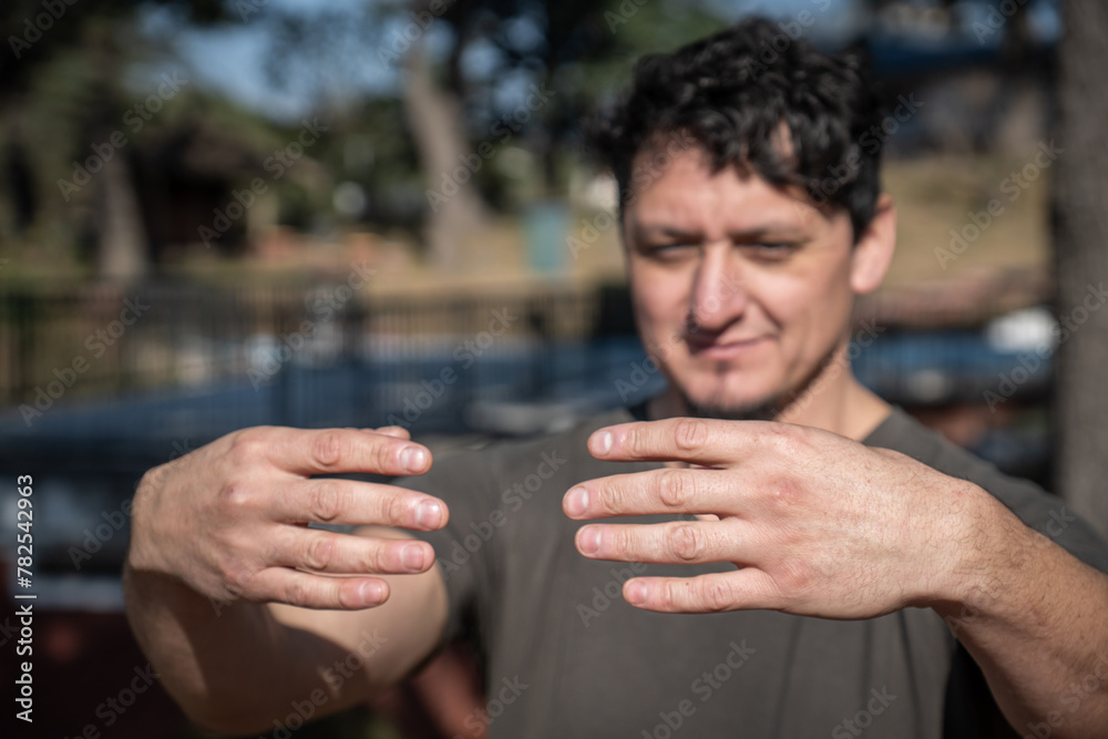Zhan Zhuang: The Tree Hugging Stance in Qi Gong Training. Zhan Zhuang: The Tree Hugging Stance in Qi Gong Training.