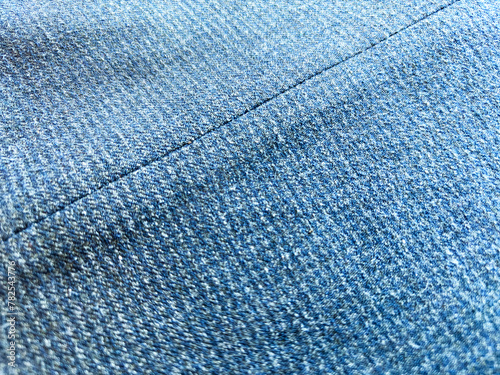 Old rubbed fabric in spools