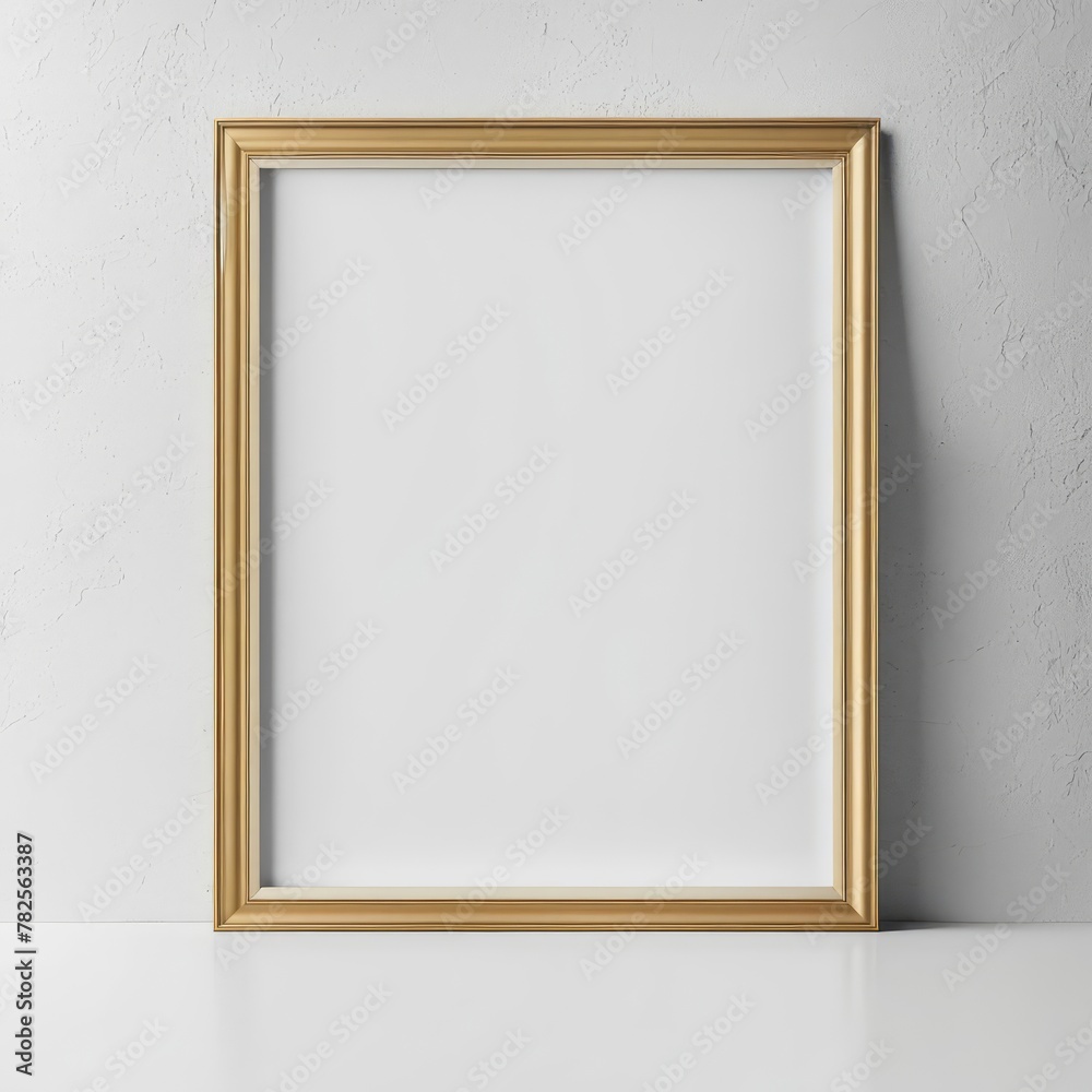 Close-up frame mockup, 3d rendering Close-up frame mockup, 3d rendering