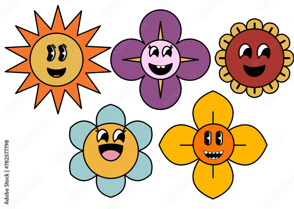 Retro characters Retro characters