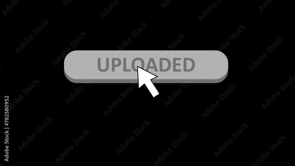 animation of the pointer clicking the upload button