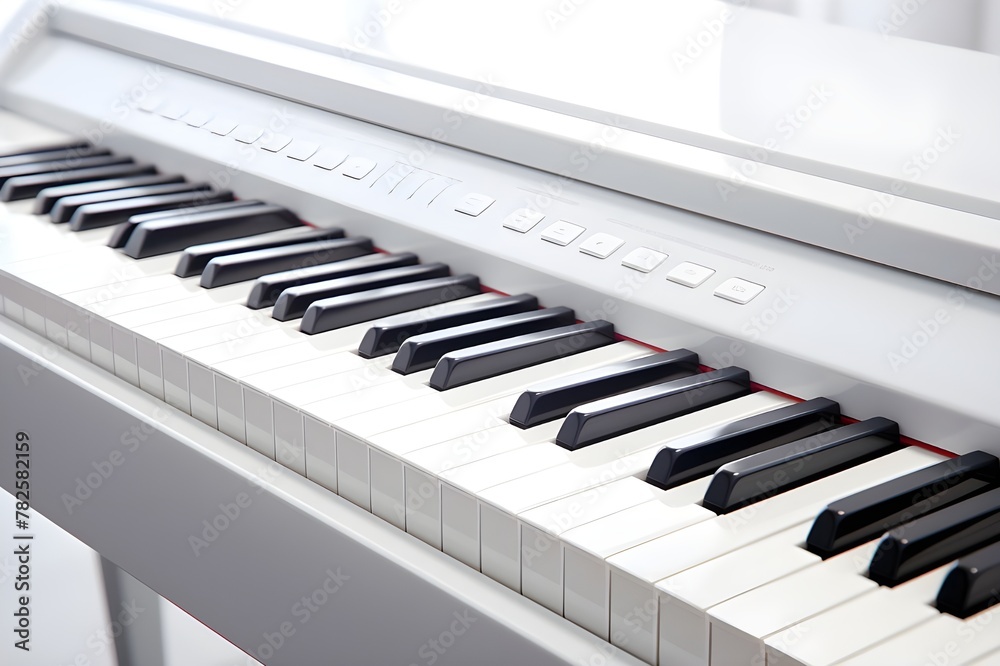 Classic White Piano Keyboard White Background beautriful pic international music day
Classic White Piano Keyboard White Background beautriful pic international music day