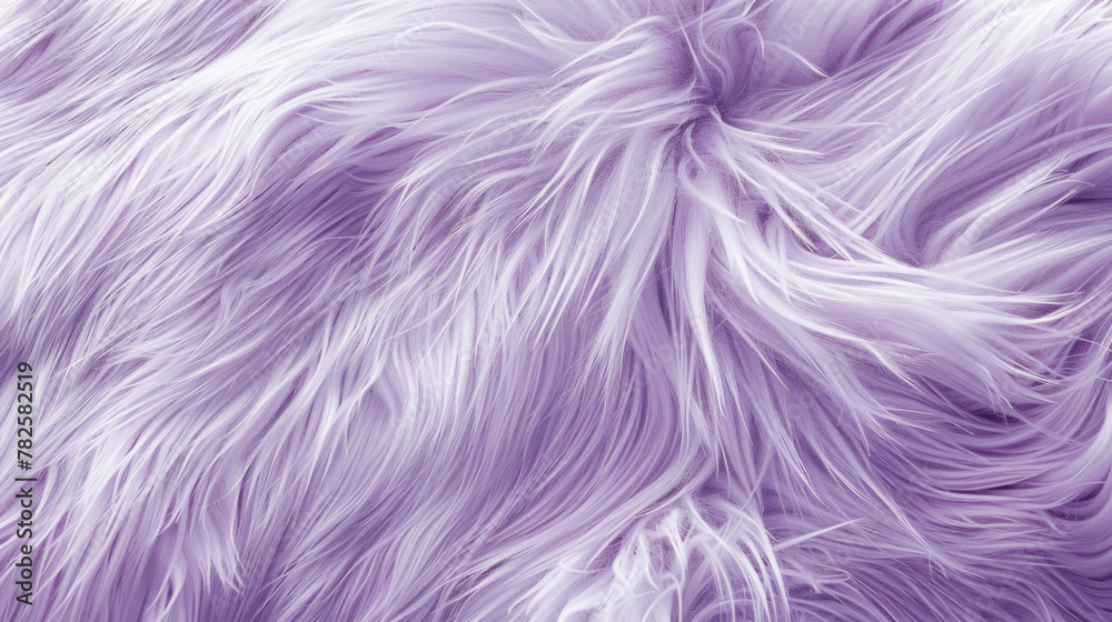 Obraz premium abstract fur background, concept color of the year 2024 Lavender Whisper.