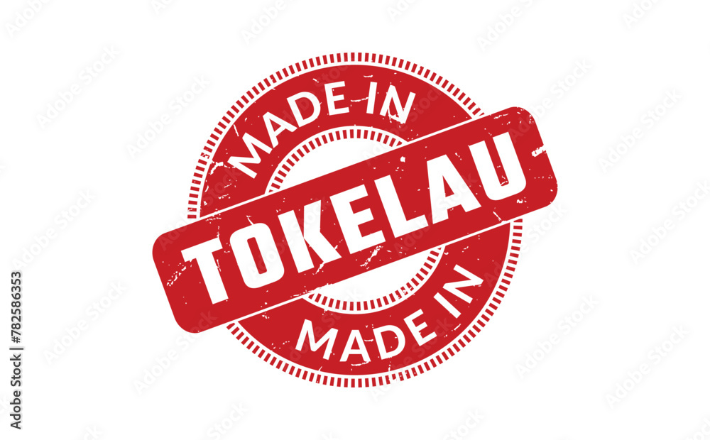 Made In Tokelau Rubber Stamp