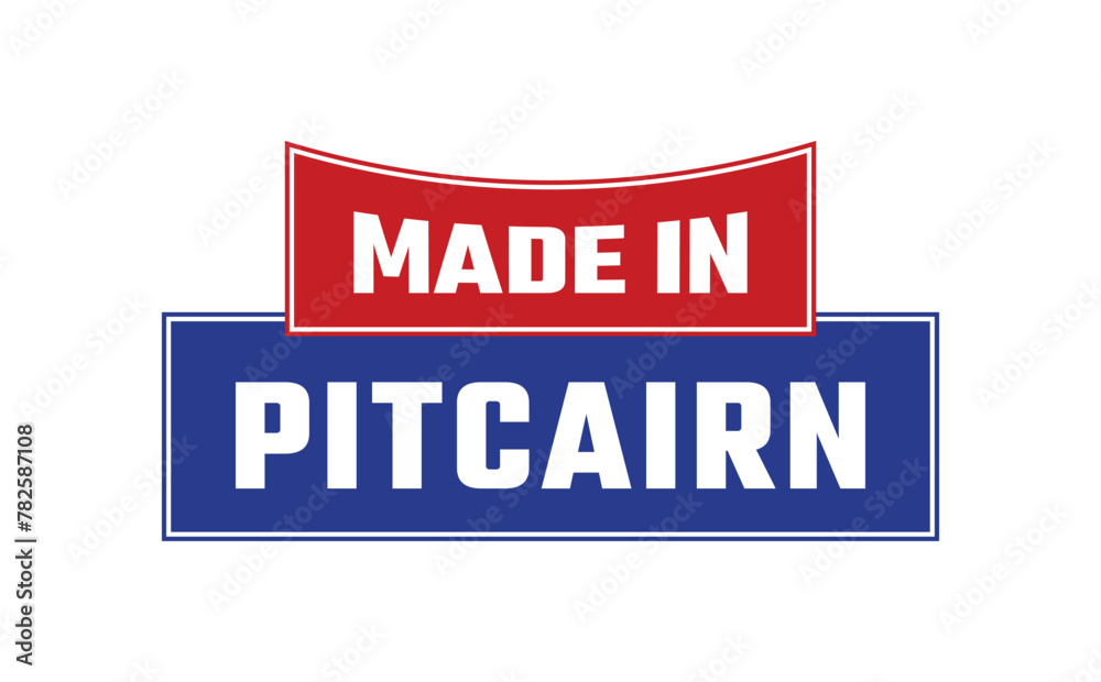 Made In Pitcairn Seal Vector