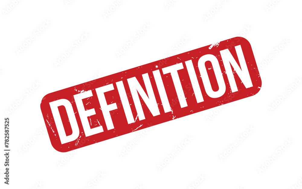 Fototapeta premium Definition rubber grunge stamp seal vector